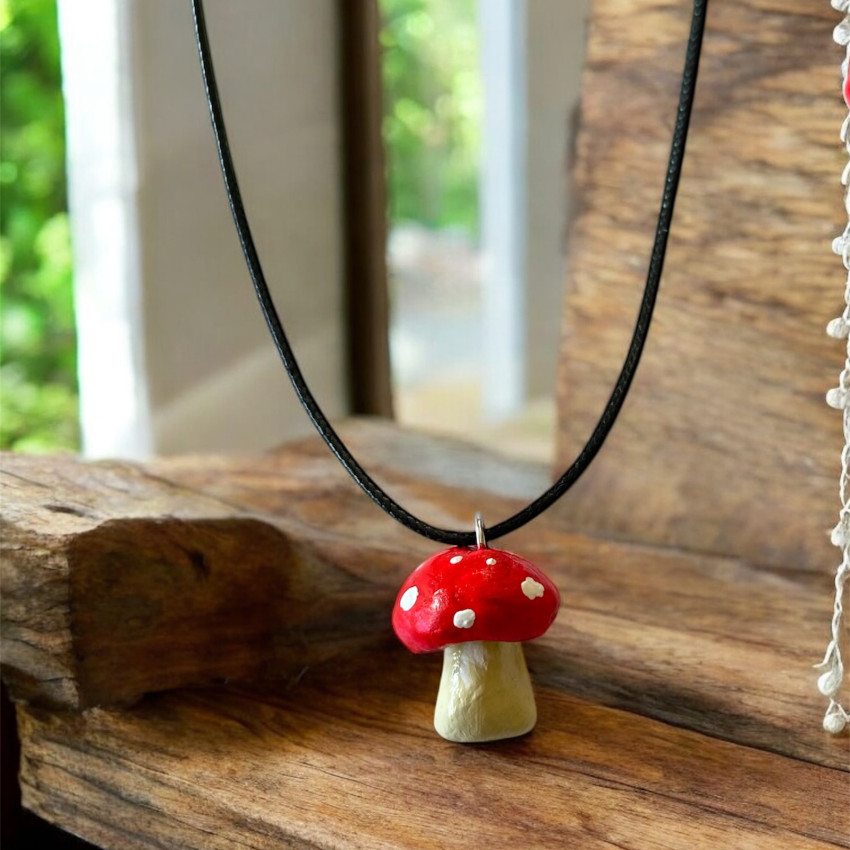 Колие "Горска мухоморка"